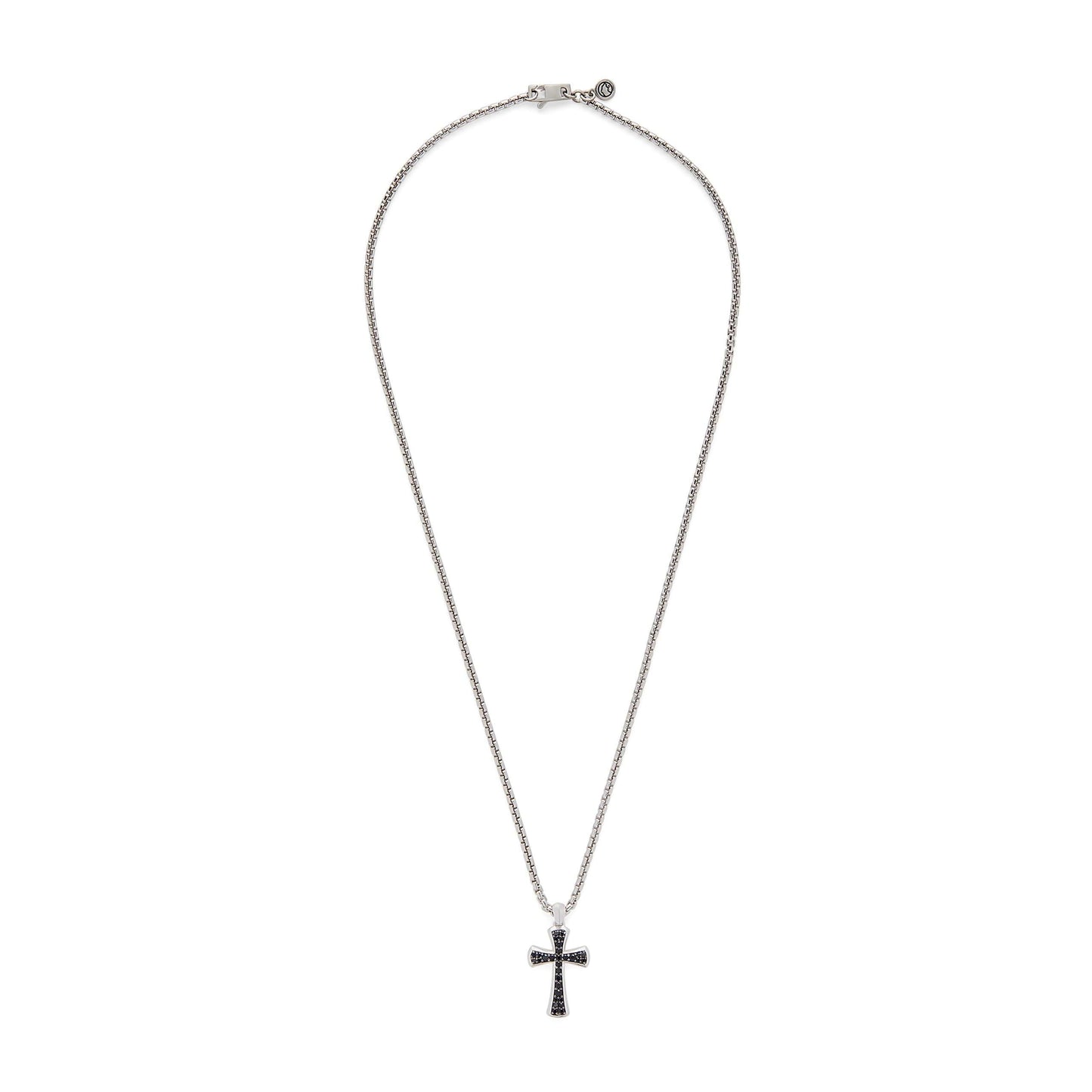 Effy 925 Sterling Silver Black Sapphire Pendant