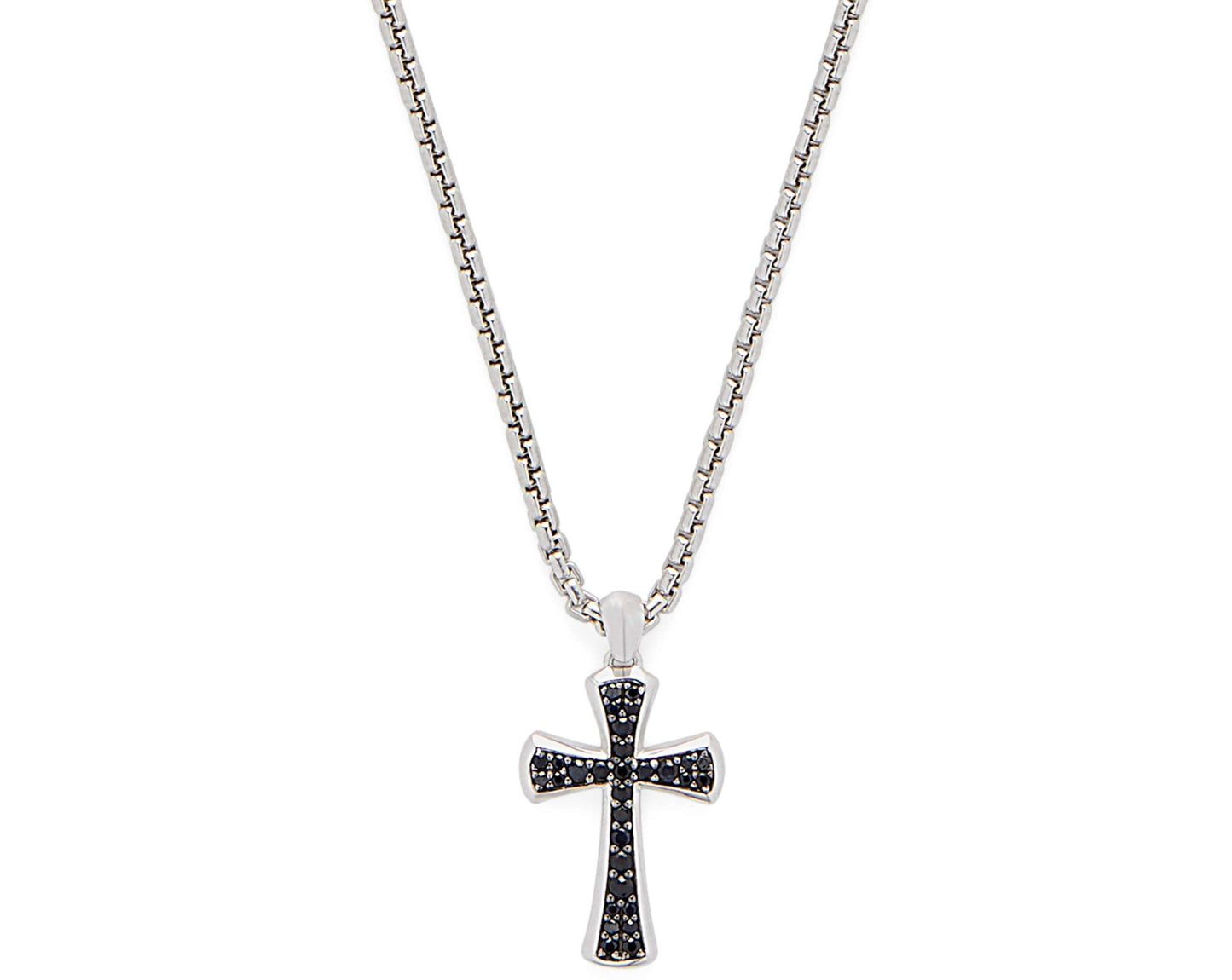 Effy 925 Sterling Silver Black Sapphire Pendant