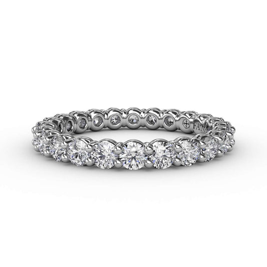 Chunky Shared Prong Eternity Band