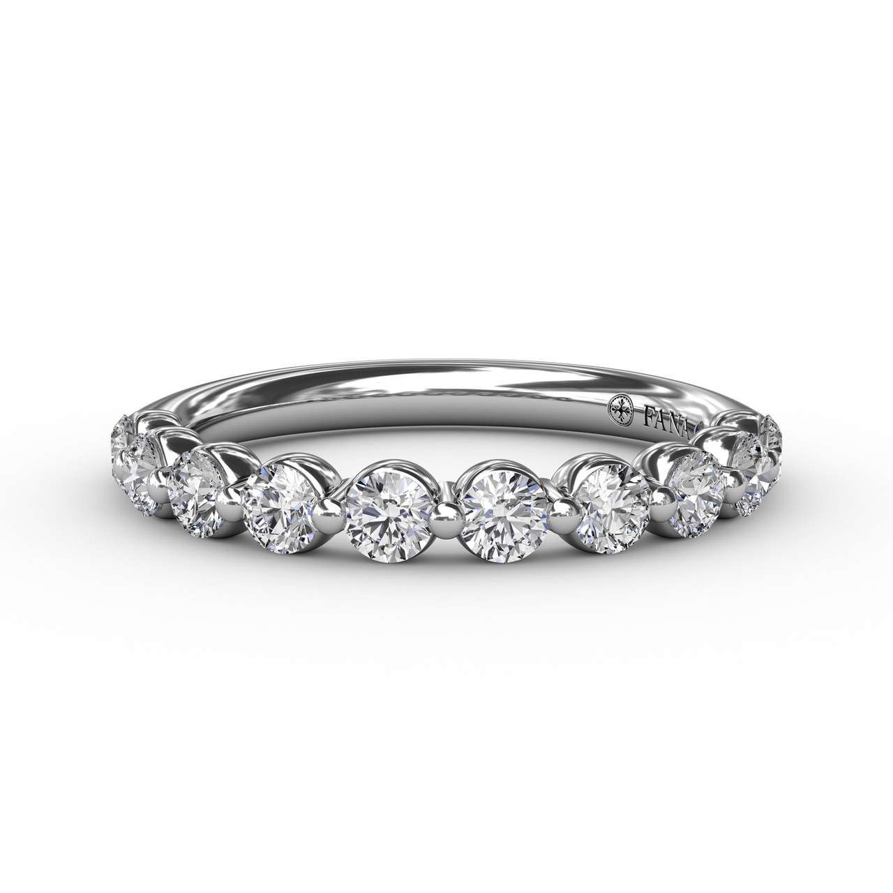 1/2ct Single Prong Set Anniversary Band