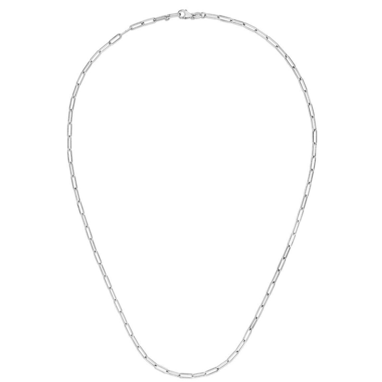 14K Gold 2.5mm Paperclip Chain