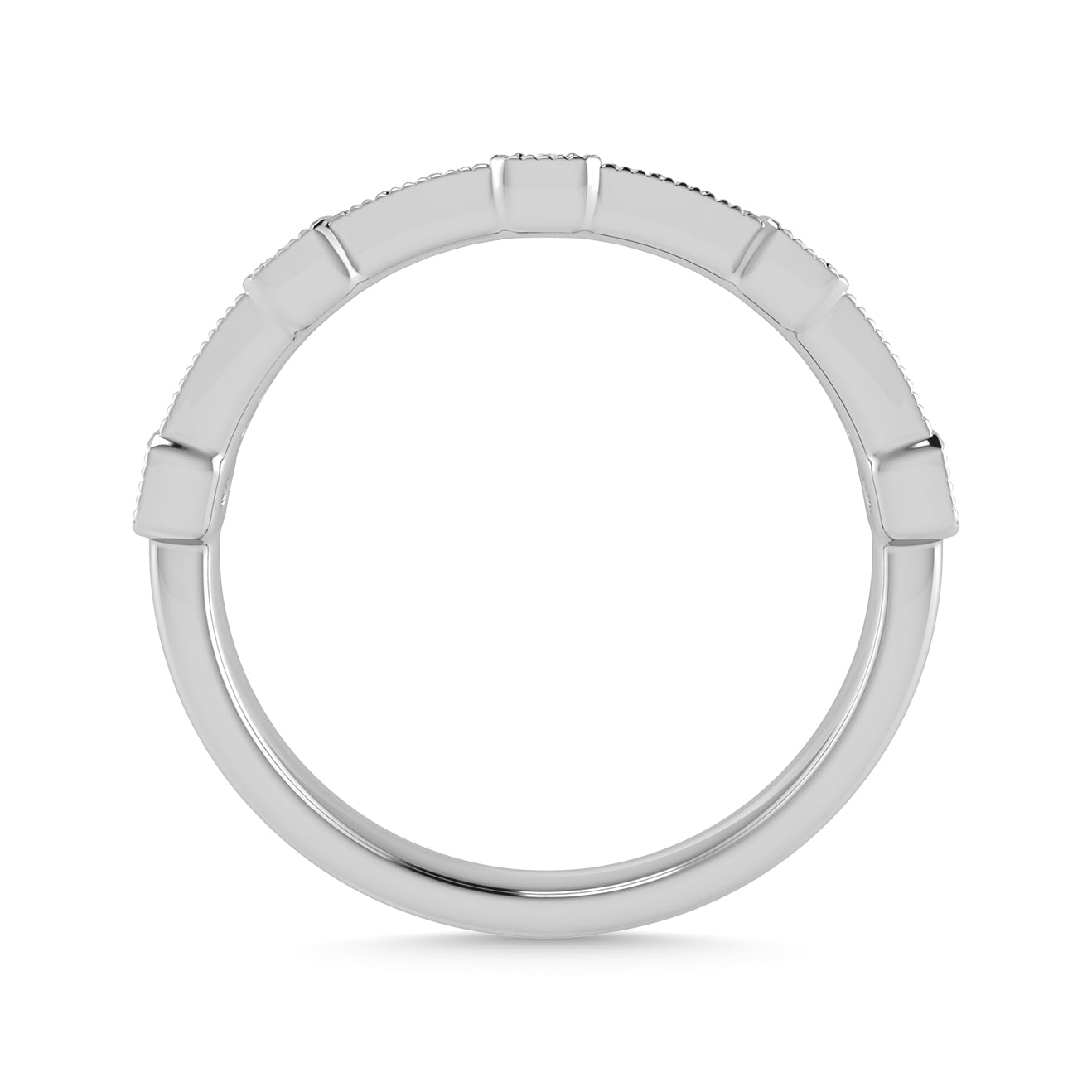 Diamond 1/6 Ct.Tw. Stackable Band in 14K White Gold
