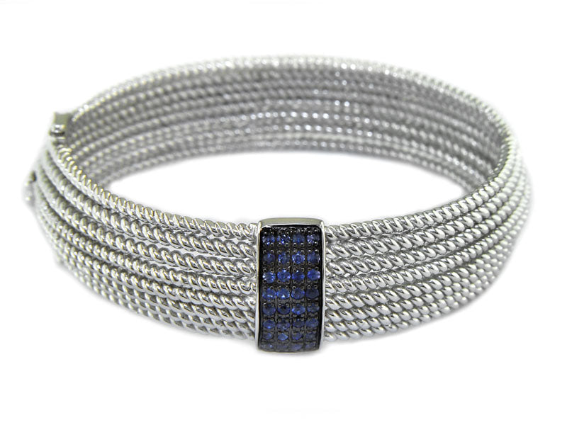 EFFY 925 EFFY 925 STERLING SILVER SAPPHIRE BANGLE