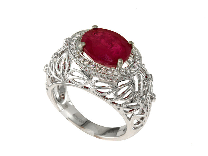 EFFY 18K WHITE GOLD RING