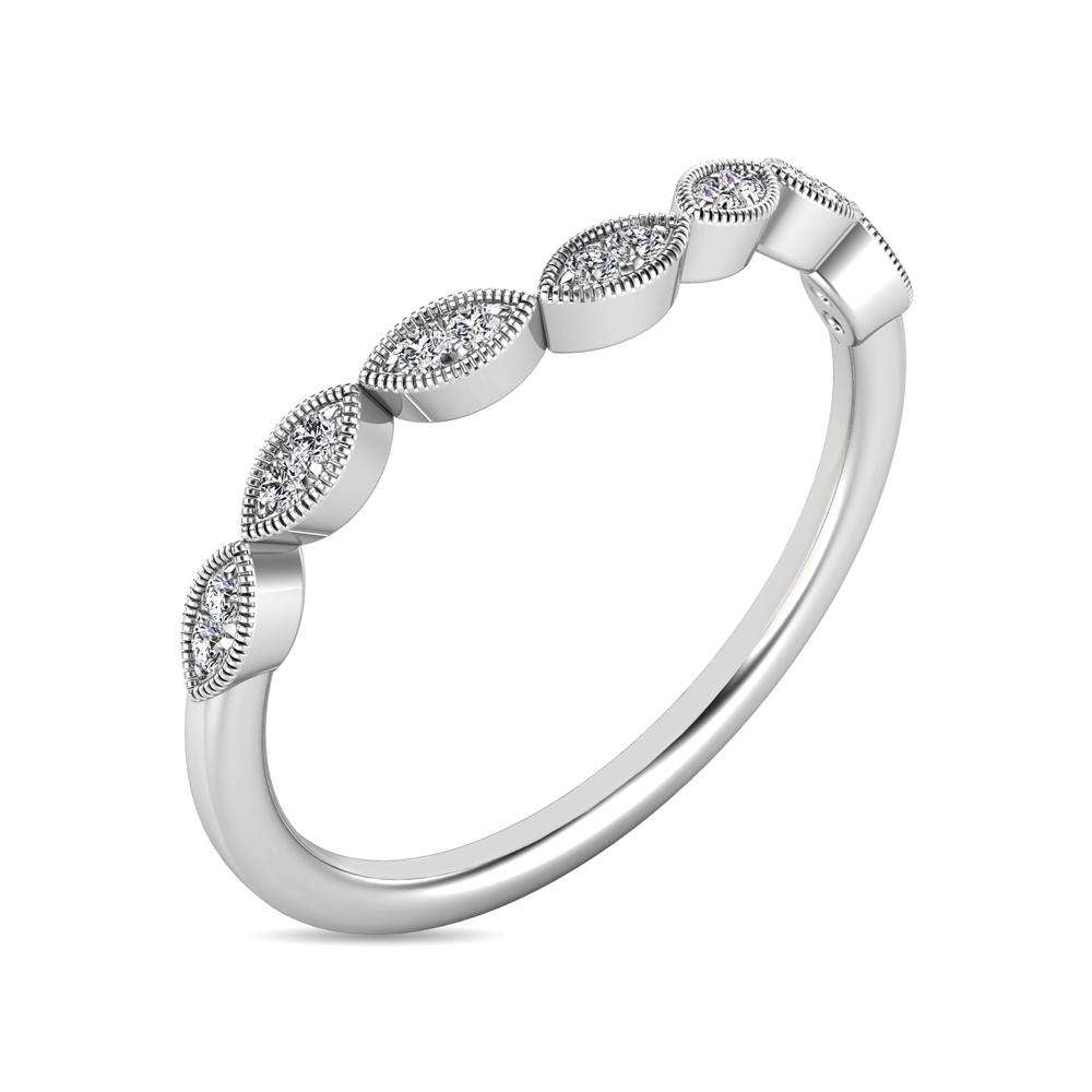 Diamond 1/20 ct tw Stackable Ring in 10K White Gold
