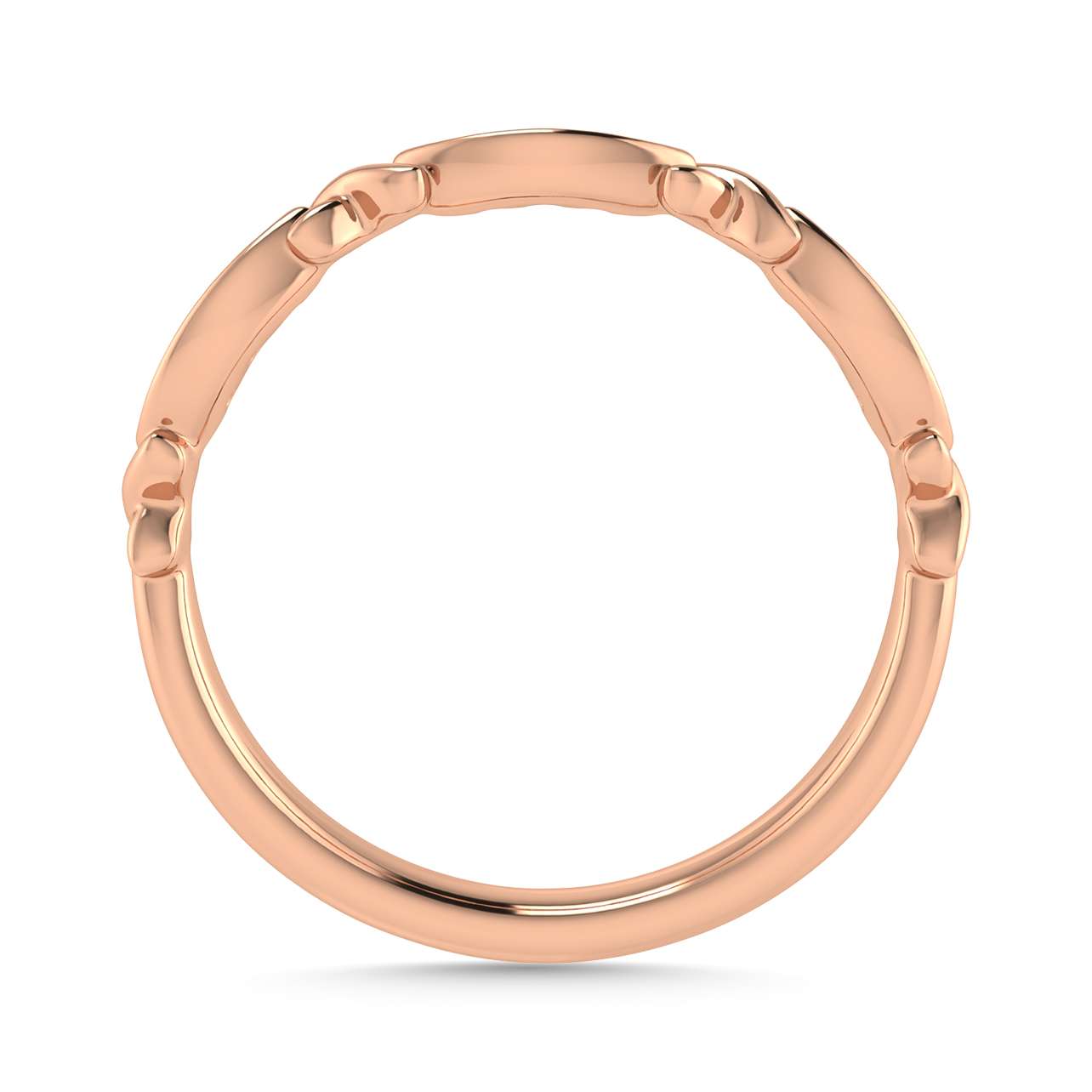 Diamond 1/20 Ct.Tw. Stack Band in 10K Rose Gold