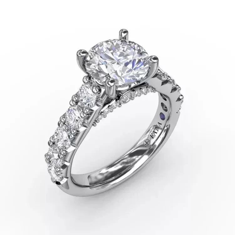 FANA Classic Round Diamond Solitaire Engagement Ring