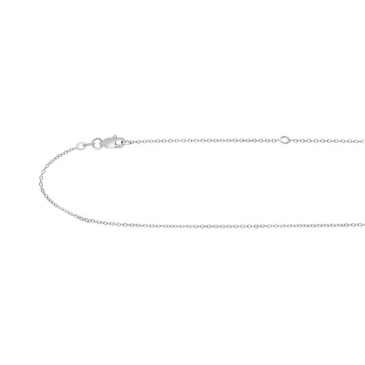 Silver 1.1mm Extendable Cable Chain