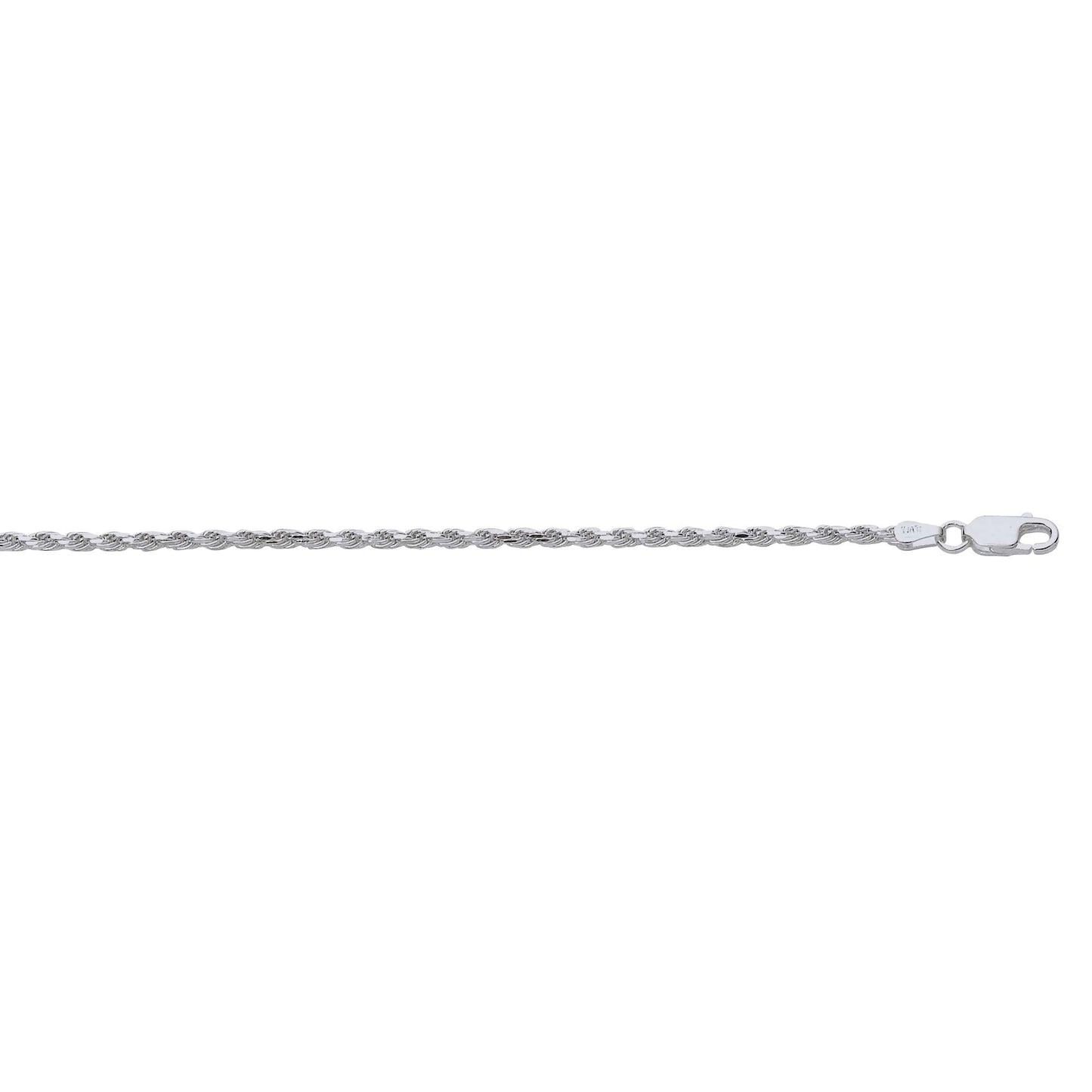 Silver 2.2mm Rope Chain