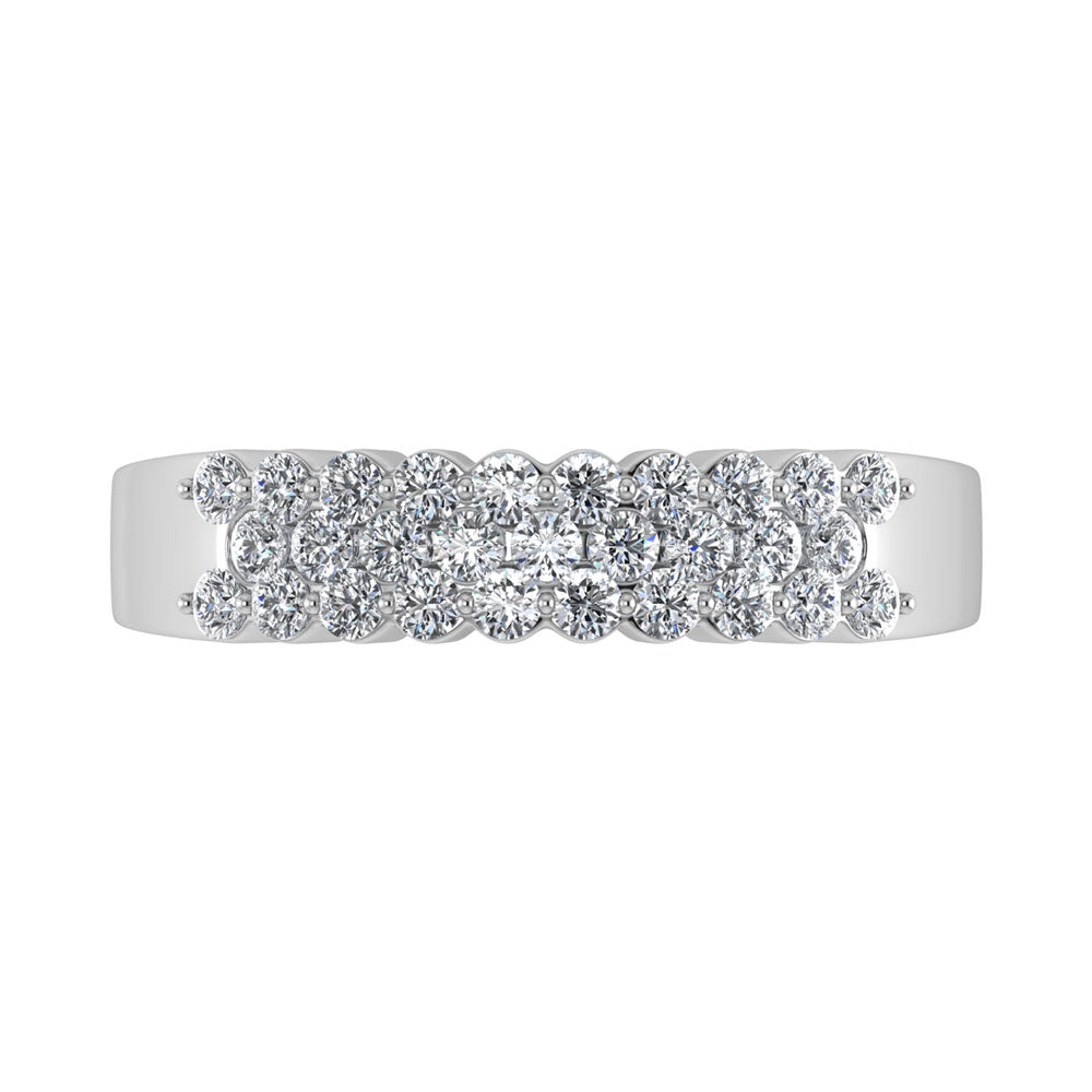 Diamond 1/2 Ct.Tw. Fashion Band in 14K White Gold