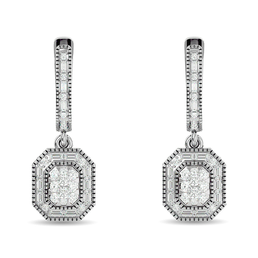 Diamond 3/4 ct tw Fashion Earrings in 14K White Gold