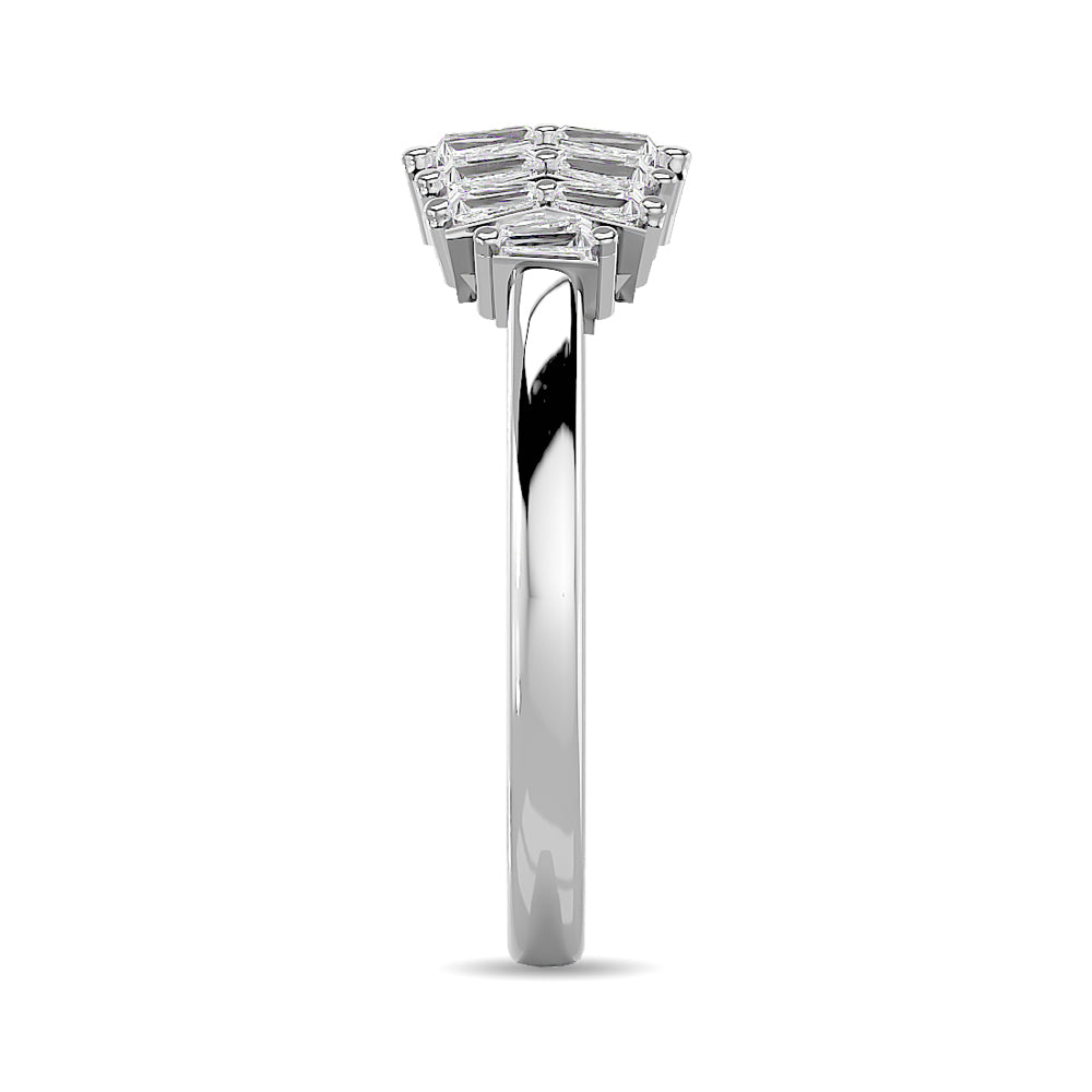 Diamond 1/4 Ct.Tw. Fashion Ring in 10K White Gold