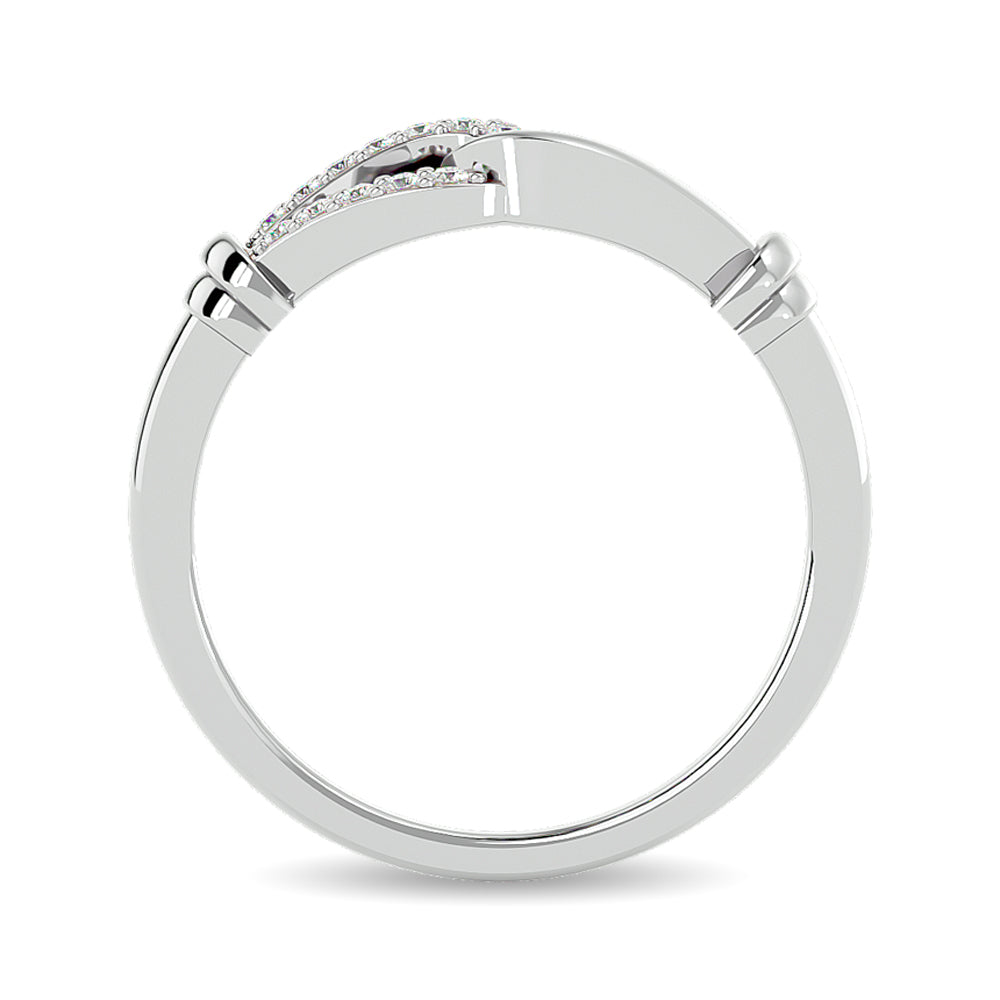 Diamond Fashion  Ring 1/6 ct tw in 10K White Gold