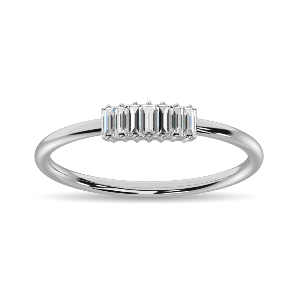 Diamond 1/10 Ct.Tw. Fashion Ring in 14K White Gold