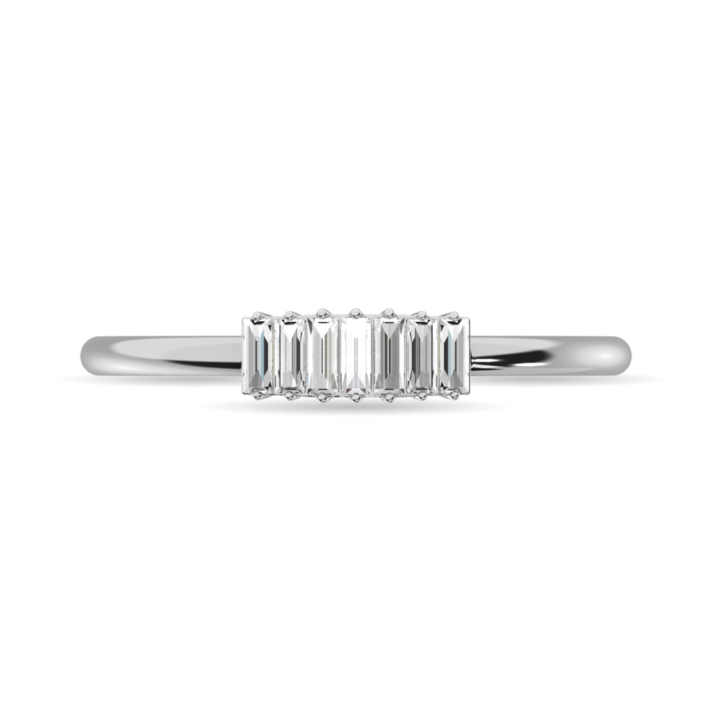 Diamond 1/10 Ct.Tw. Fashion Ring in 14K White Gold