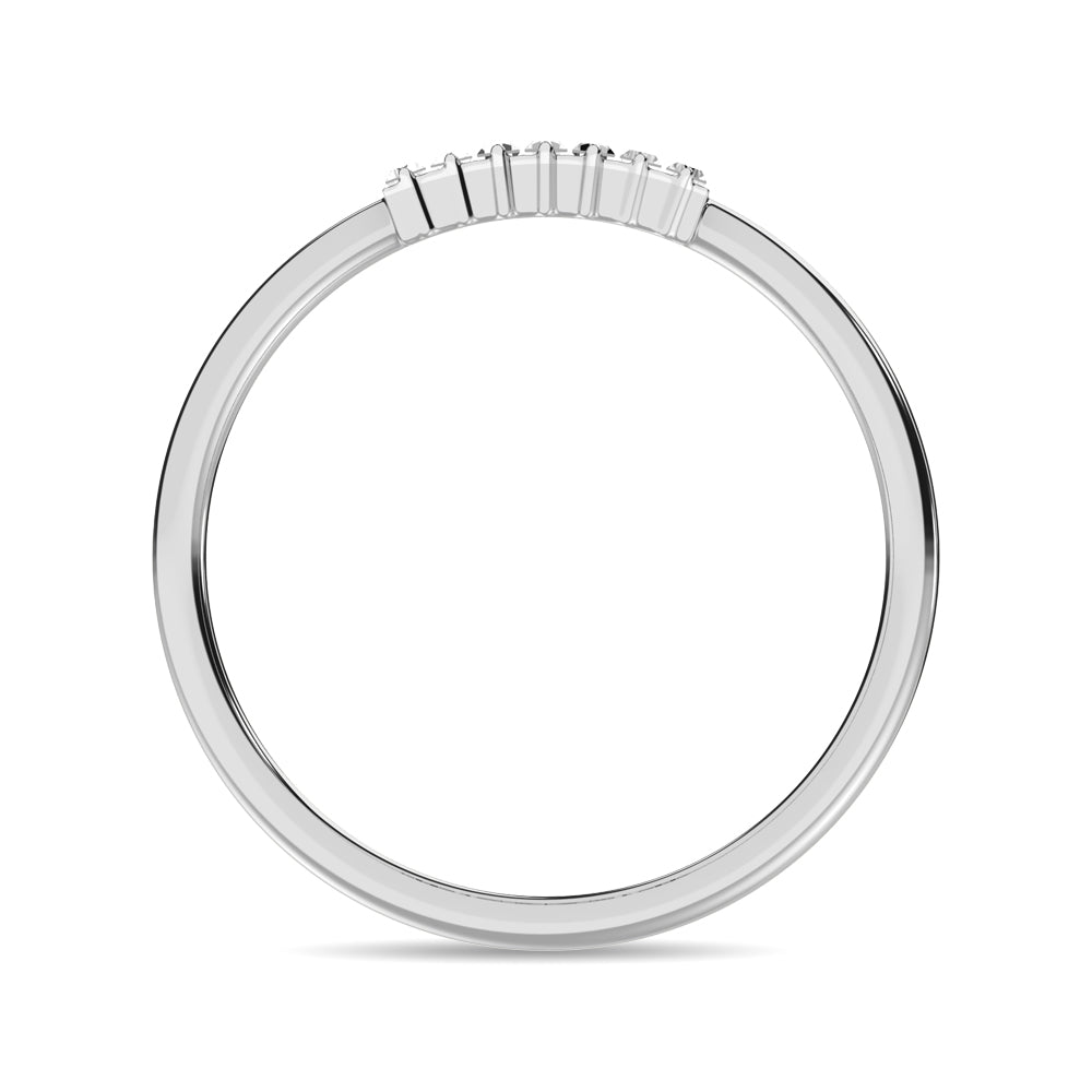 Diamond 1/10 Ct.Tw. Fashion Ring in 14K White Gold