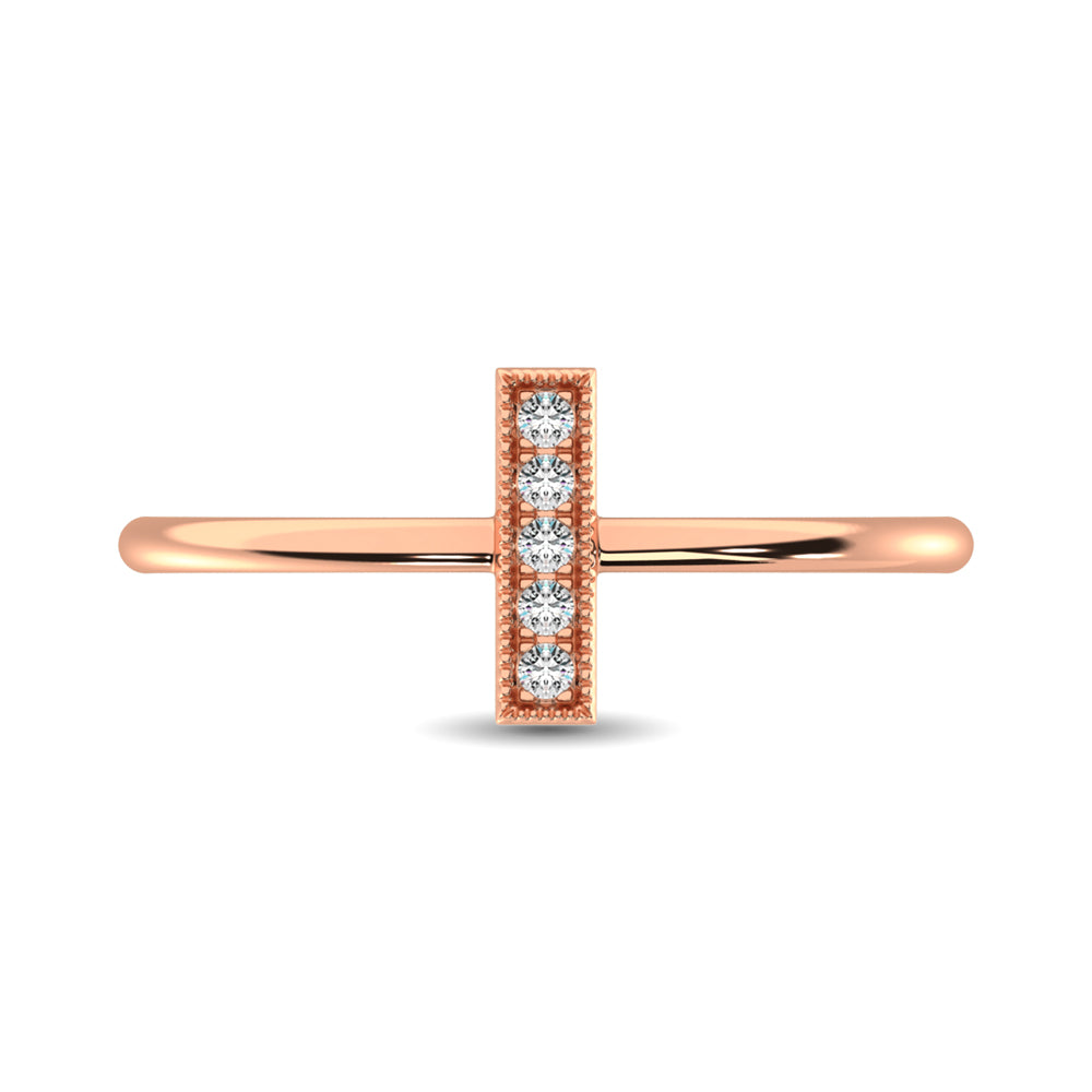 Diamond 1/20 Ct.Tw. Fashion Ring in 10K Rose Gold