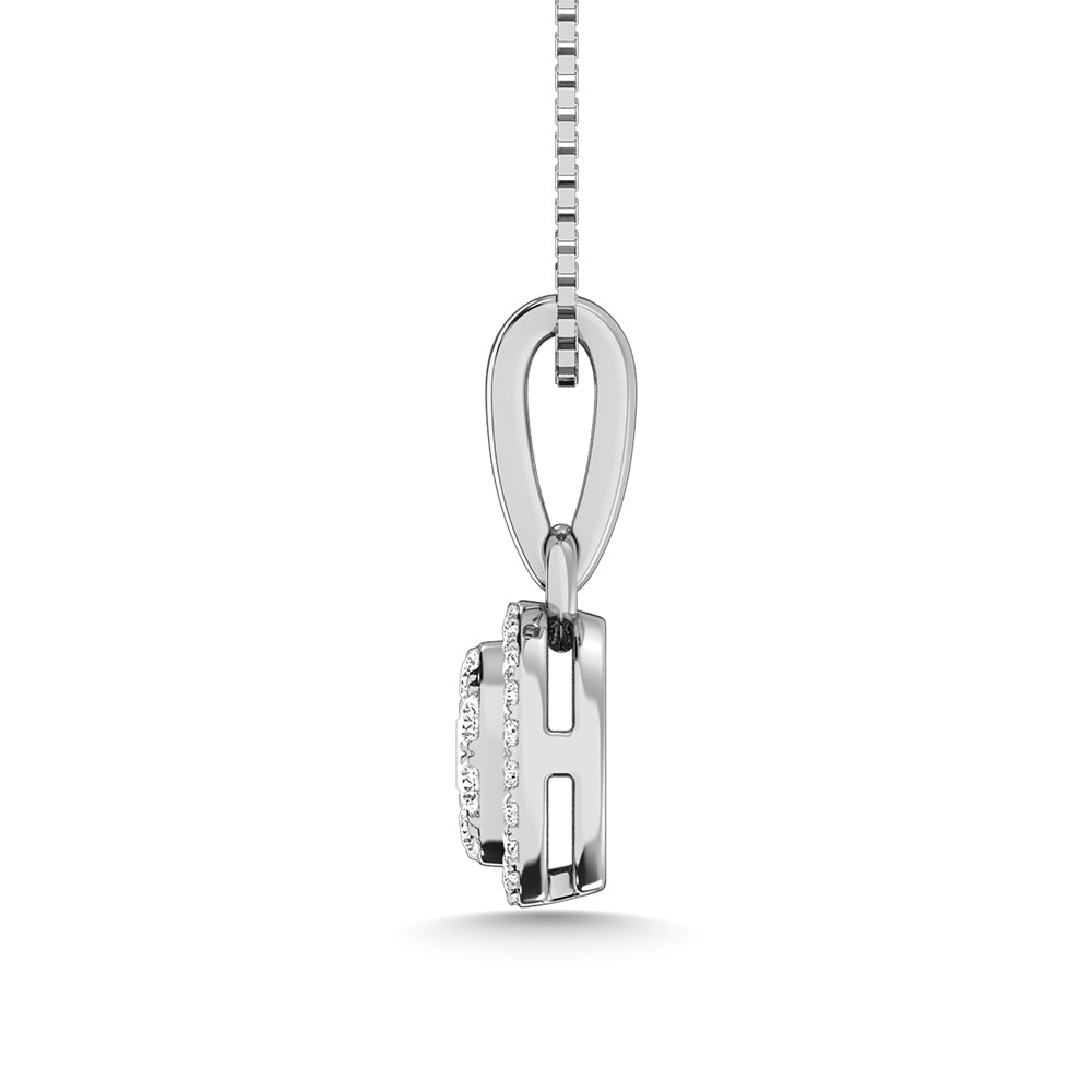 14K White Gold Diamond 1/3 Ct.Tw. Fashion Pendant