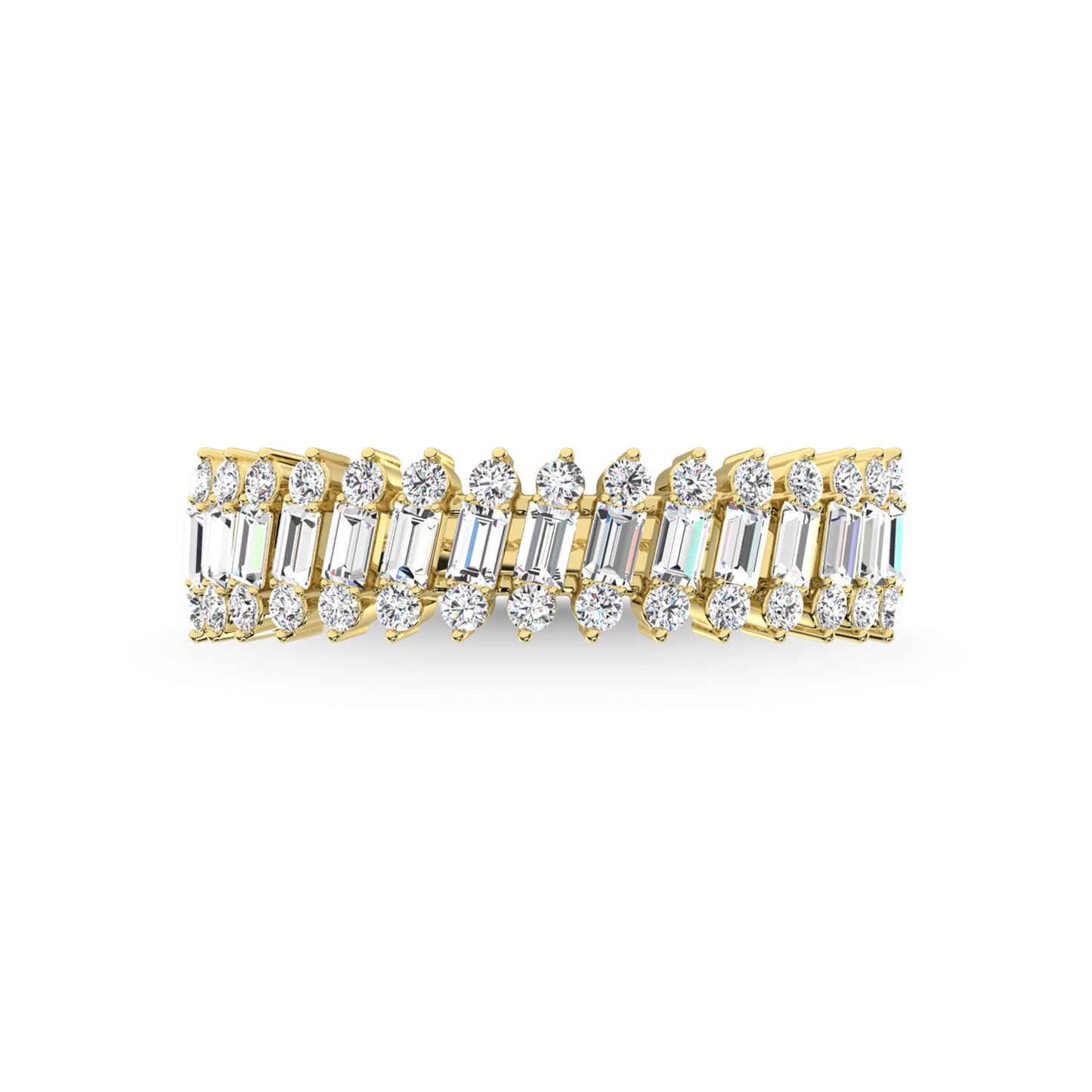 14K Yellow Gold Diamond 1/2 Ct.Tw. Anniversary Ring