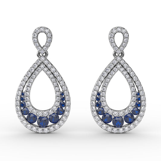 Bedazzled Drop Earrings