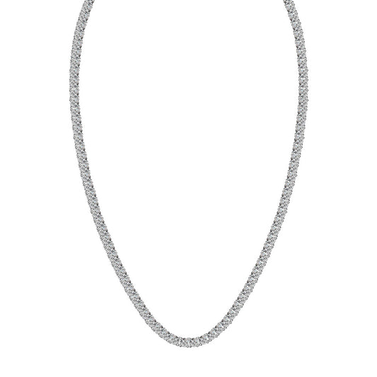 20 Diamond 3 Ct.Tw. Illusion Necklace With the Look of 13 Ct.Tw.( 1/20 Ct.Tw. Each look ) in 10K White Gold