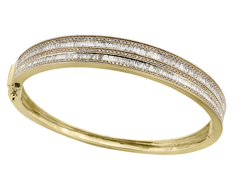 EFFY 14K YELLOW GOLD DIAMOND BANGLE