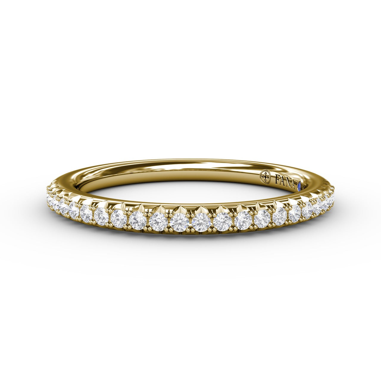 Diamond Wedding Band 18kt Yellow Gold